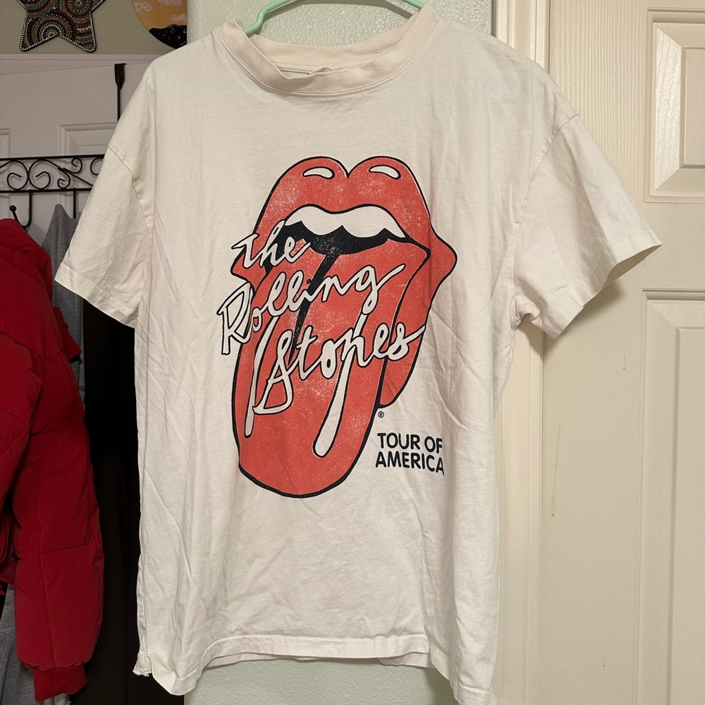 rolling stones oversized tee